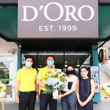 ซัสโก้ แสดงความยินดีฉลองเปิด D’Oro (ดิโอโร่) สาขาบางปะกอก