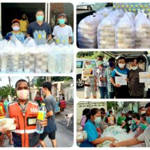 ซัสโก้ ร่วมกับ เรื่องเล่าแบ่งปัน ช่อง 3 ช่วยบรรเทาทุกข์ 7 ชุมชน วัดรวกบางบำหรุ