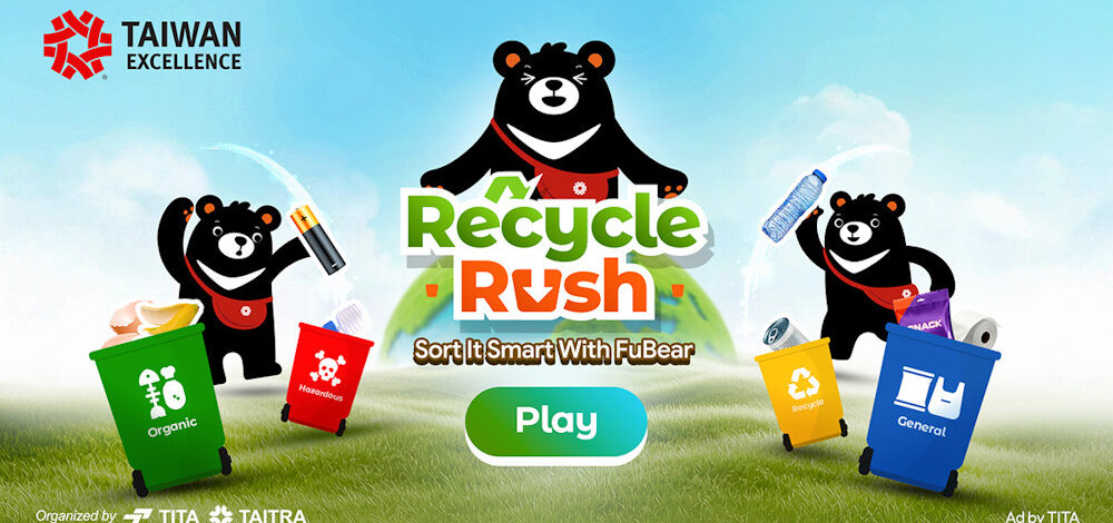 Taiwan Excellence ปลุกพลังคนรุ่นใหม่ ส่งเสริมการแยกขยะอย่างยั่งยืน ผ่านแคมเปญ “Recycle Rush – Sort It Smart With FuBear”
